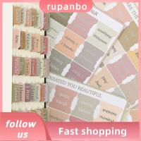 RUPANBO039392692 กระดาษสำหรับตกแต่ง แถบพระคัมภีร์ หลายสี สติกเกอร์ติดผนัง ป้ายจำแนกหนังสือ ของใหม่ กระดาษโน๊ต