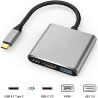 USB C to HDMI Adapter Cable Type-C to Hdmi 4K USB3.0 HUB Type-C PD Adapter Cable for Mic Book 2019 2018 Samsung Galaxy S20S10