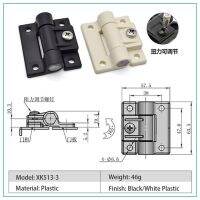 บานพับพลาสติกบานพับแบบปรับได้แรงบิด E6-10-301-20หยุดบานพับสีดำ