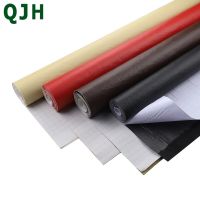 50*135cm/20*135cm Litchi Pattern Back Self-adhesive Stick Faux PU Leather Fabric Repair Patch Sticker For Sofa Car Bag DIY