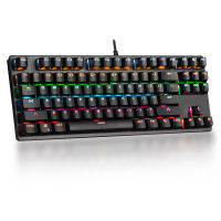 Gaming Mechanical Keyboard Game Anti-ghosting RGB Mix Backlit Blue Switch 87key teclado mecanico For Game Laptop PC