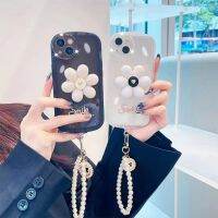 ไข่มุกหรูหราเชือกเอนกประสงค์เคสซิลิโคนนิ่มสำหรับโทรศัพท์เคสสำหรับ Apple iPhone 14 13 12 11 X XR XS Pro Max Plus เคสฝาหลังทันสมัยจาก GGQcase