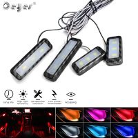 4Pcs Armrest Interior Door Handle Lighting Car Styling LED Car Inner Bowl Light Universal Auto Atmosphere Lamp Decorative Lights