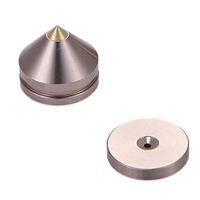 8 Set Speaker Stand Feet Foot Pad Aluminium Alloy Metal Spikes Cone Floor Foot Nail