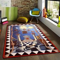 【cw】 Masonic Illuminati Printed Pattern Rug Baby Crawl Floor Room Teen Bedroom for Children ！