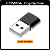 Comica CVM-USBC-อะแดปเตอร์ USB USB-C ผู้หญิงกับอะแดปเตอร์ตัวผู้ USB-A ตัวแปลงขนาดเล็กเข้ากันได้กับอุปกรณ์ USB-C Aksesori Mikrofon