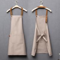 Professional Kitchen Apron For Men Women Waterproof Dustproof Adjustable Neck Apron Ideal For Cafes Salons Beauty Nail Work Aprons