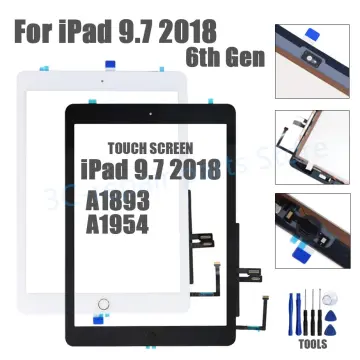 New For Ipad 9.7 (2018 Version) 6 6Th Gen A1893 A1954 Touch Screen Digitizer  Glass With Home Butto