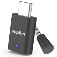 eppfun AK3040Pro USB-C Qualcomm aptX-Adaptive Bluetooth 5.2 Transmitter for PC/Mac/PS5 Dual Connection Audio Dongle Adapter