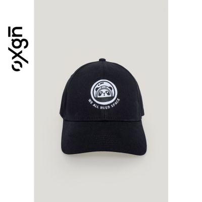 2023 New Fashion 【Spot goods ♈✱۩OXGN We All Need Space Curved Cap With Patch For Women (Black)，Contact the seller for personalized customization of the logo
