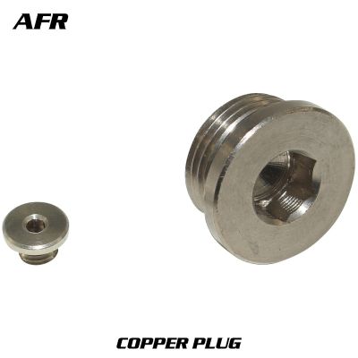 1/4 Copper plug with sealing ring pneumatic plug air valve end cap flow plate bottom sub solenoid valve 1/4 inch stopper Valves