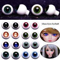 1pair Glass Eyes Eyeball Safety BJD Making Crafts Accessories 8mm 10mm 12mm 14mm