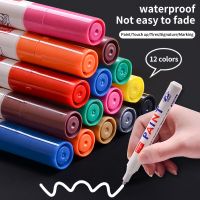 1Pcs Set White Paint Pens Markers Never Fade Quick Dry and Permanent Oil-Based Waterproof for Rocks Painting Fabric Plastic