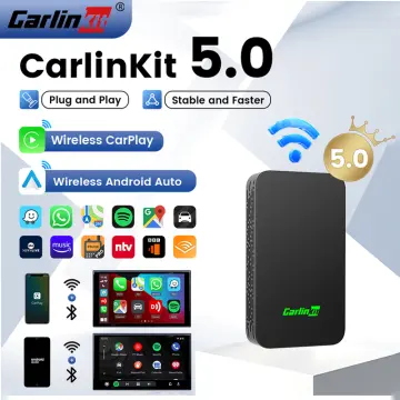 Carlinkit 5.0 Wireless Carplay Android Auto Box Adapter Multimedia Video  Player