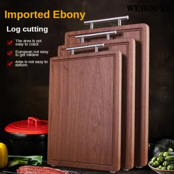 Household Cutting Board Ebony Chopping Board Solid Wood Small Chopping  Board Baby-assisted Chopping Board Dual-use Cutting Board