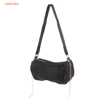 zidouke กระเป๋าสะพาย rhinestones สายโซ่เงา Crossbody กระเป๋าเครื่องสำอางสำหรับผู้หญิง