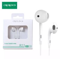 หูฟังออปโป้ หูฟังOPPO อินเอียร์ R11 เสียงดี ช่องเสียบ3.5mm รองรับรุ่น A31/A12/A52020/A92020/A92/A91/A7/A5S/A3S/A83/A71/A37/A59/A57/ F11pro/F11/F9/F7/F5/F3/F1/F1S/F1plus/R9/R9S/R9SPLUS/