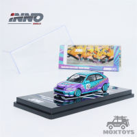 Inno 1:64 Honda Civic Type-R Ek9 Racing Jdm คอลเลกชัน Die-Cast Alloy รถตกแต่งของเล่น