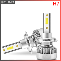 【Flash Sale】 1คู่ TXVSO8 H7หลอดไฟ LED cob 110W 20000LM high LOW Beam White Lights