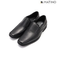 MATINO SHOES รองเท้าชายคัทชูหนังแท้ รุ่น MC/B 82083 - BLACK