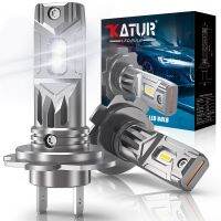 Katur 2ชิ้นหลอดไฟ LED H7ไม่มีพัดลม GC ชิปพลังงานสูงปลั๊กแอนด์เพลย์สำหรับ Mercedes W211 W203รถยนต์ไฟตัดหมอกไฟหน้าลำแสงต่ำ