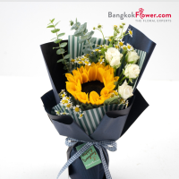 ช่อทานตะวัน  "599 B." ช่อดอกไม้ ช่อดอกไม้สด Bangkokflower