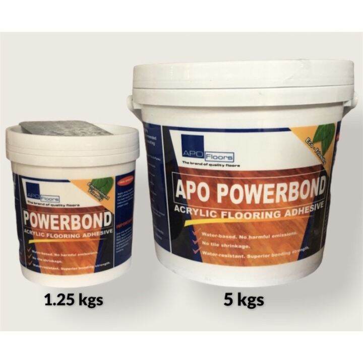 J S 1.25kg Apo Powerbond Acrylic Flooring Adhesive Lazada PH