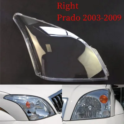 Headlight head light lamp Shell Car Headlight head light lamp Lens Shell Cover for Toyota Prado 2003-2009