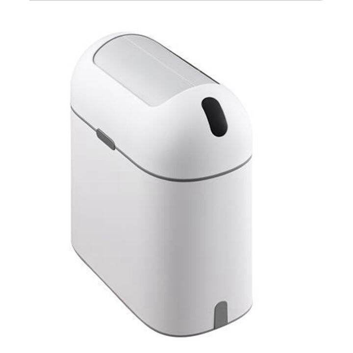 Touchless Bathroom Trash Can with Lid Office Garbage Cans with