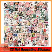 ? SUW 100pcs Spy x Family Anime Manga สติ๊กเกอร์ yor forger LOID forger Anya Sticker