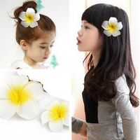 【cw】 1pc Plumeria Hairpin Frangipani Hair Clip Bridal Pins Seaside Beach Barrettes Accessories Gir