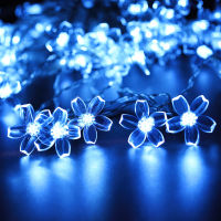 7M5M Solar String Christmas Lights Outdoor 23ft 5020LED 8Mode Waterproof Flower Garden Blossom Lighting Party Home Decoration