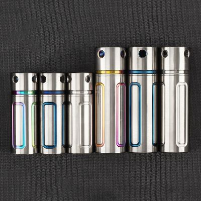 S/L Ultralight Titanium Seal Bottle Waterproof Canister Medicine Bottles Outdoor Emergency EDC Good Quality Survival Tool
