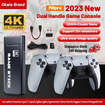 Dropship M8 Video Game Console 2.4G Double Wireless Controller Game Stick  4K 10000 Games 64GB Retro Games to Sell Online at a Lower Price