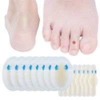 4pcs/set Adhesive Hydrocolloid Gel Blister Plaster Heel Liner Grips Anti wearing Heel Sticker Foot Patch Shoe Insert Protector