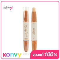 Ashley Double Stick 3.1g #No.02 ไฮไลท์และคอนทัวร์แท่งสติ๊กแบบพกพา