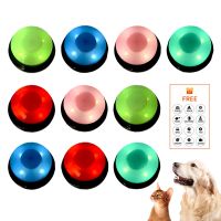 Birthday Whistles Party Favors for Kids Dog Button Recordable with LED Buzzer Button Communication Talking Pet Training Pet Toy Survival kits