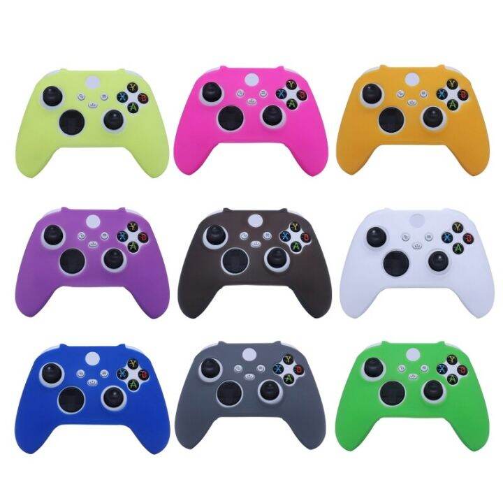 trending-ซิลิโคนอ่อนนุ่มเคสปกคลุมผิวสำหรับ-xbox-series-x-s-ควบคุม-gamepad-เกมจับจอยสติ๊กอุปกรณ์เสริม