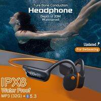 Caryfp Conduction Headphone IPX8 Headset 5.3 MP3 With 32G RAM Mode