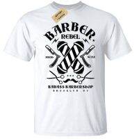 Cheap Hot Badass Barber Shop Mens T-Shirt rebels  ZQUY