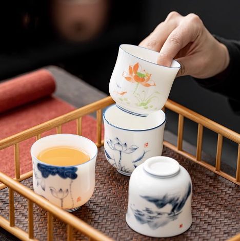 ยังคงมีของเล่นเหลืออยู่ถ้วยหลักพอร์ซเลนที่วอลเปเปอร์ติดผนังห้องชุดชา-kung-fu-เซรามิกถ้วยชาไฮเอนด์สุดพิเศษสำหรับส่วนบุคคลสนุกขนาดใหญ่
