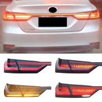 Oiozkhjue 528ไฟไฟรถยนต์สำหรับ Toyota Camry,ไฟท้าย2018 2019 2021 2022 V60 LED DRL ด้านหลังแบบไดนามิกสัญญาณถอยกลับยานยนต์