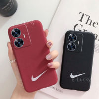 เคส Realme C51 C53 C55 2023ใหม่เคสนิ่มแฟชั่นเคสมือถือซิลิโคน TPU สีด้านป้องกันเลนส์กล้องเคสโทรศัพท์สำหรับ REALMEC55 NFC