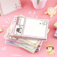 [NEW EXPRESS]▤❒ 80sheets Cute Sticky Memo Weekly Plan To Do List Check Date Messages Time Manage Note