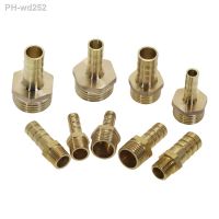 5pcs Brass Pipe Fitting 6mm 8mm 10mm 12mm Hose Barb Tail Connector Male 1/8 quot; 1/4 quot; 3/8 quot; 1/2 quot; Joint Copper Adapter Coupler