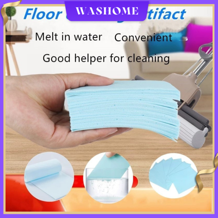 WASHOME 30pcs Floor Cleaner Cleaning Sheet Mopping The Floor Wiping ...