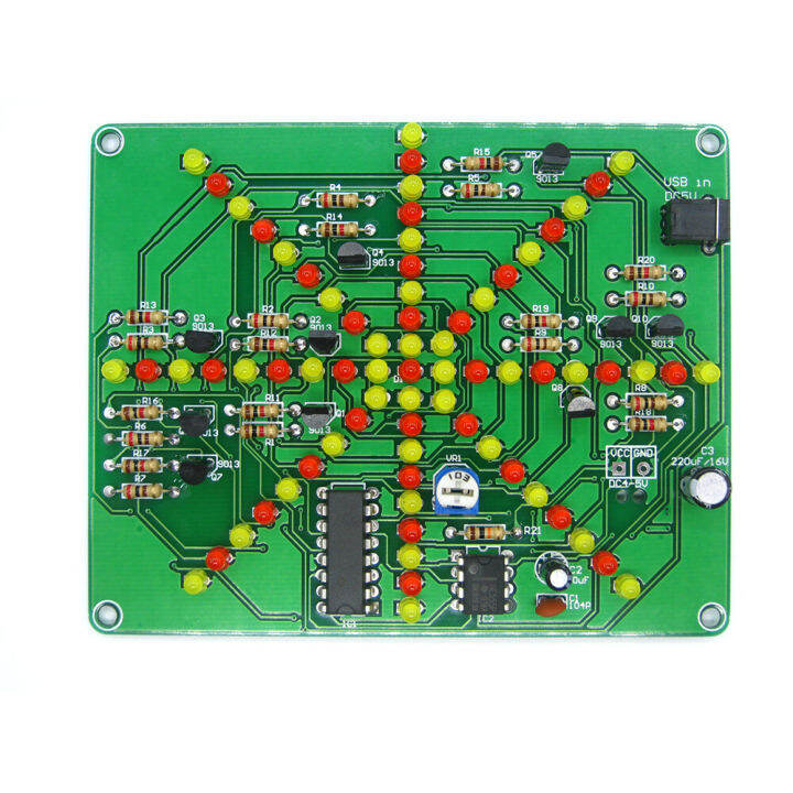 pcbfun-dc4-5-6v-แอลอีดีไฟฟ้าไฟกระพริบ-soldering-บอร์ดฝึก-pcb-ของตกแต่งงานปาร์ตี้ข้าวตัวอักษรวิ่งโคมไฟอ่างเลี้ยงปลาชุดผลิตภัณฑ์อิเล็กทรอนิกชุด