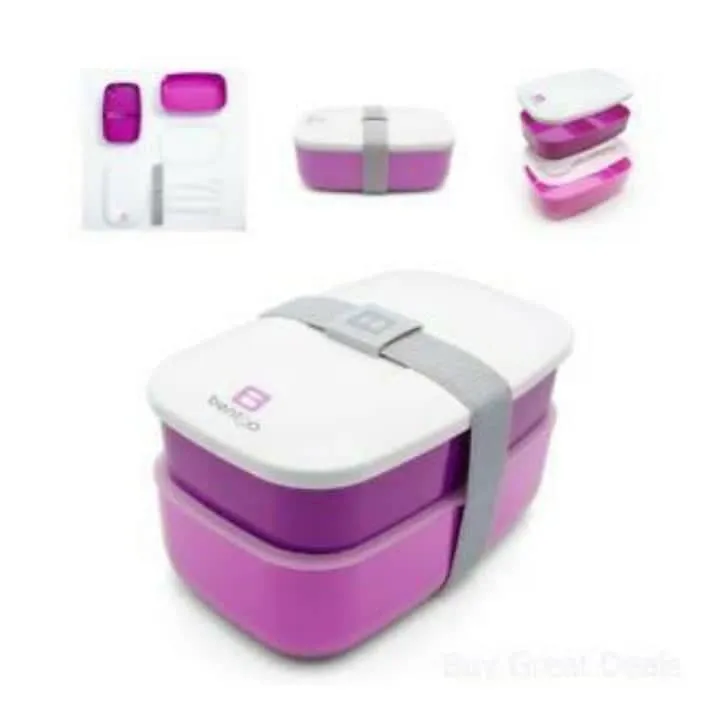 Bentgo All-In-One Stackable Lunch Box - Purple