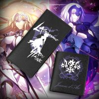 ✘✤┋ Fgo black-and-white Joan fate short animation game around men and women wallets long wallet printed secondary yuan clip