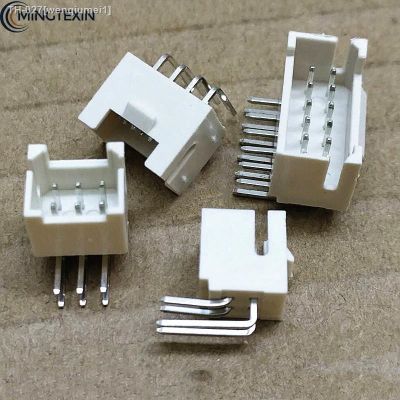 ☇ 10PCS PHB 2.0mm Connector 2.0mm Male Socket Right Angle Double Row with Buckle PHSD Connectors 2x2/3/4/5/6/7/8/10-20P